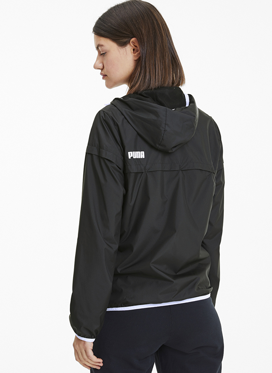 puma essentials solid windbreaker