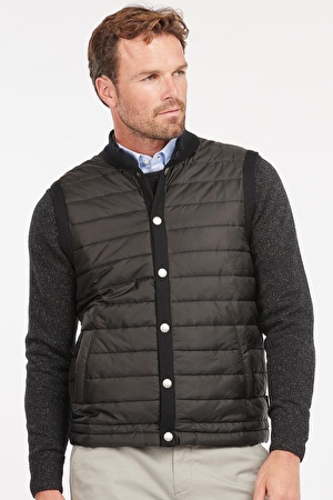 Barbour Essential Zip Kapitoneli Yelek BK31 Black