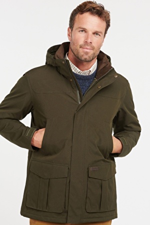 Barbour Brockstone Waterproof Ceket OL71 Dark Olive