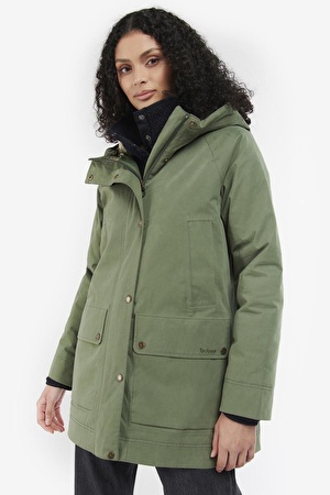 Barbour Winter Beadnell Ceket GN52 Moss Stone/Ancient