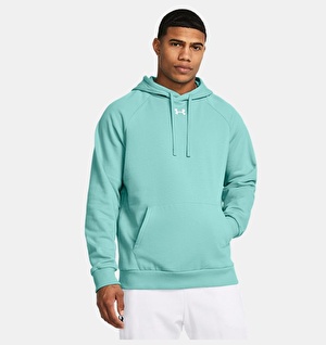 Erkek UA Rival Fleece Kapüşonlu Üst 1379757-482