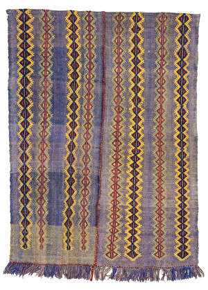 Aiden El Dokuma Çift Kanat Yün Cicim Kilim 124x168 cm