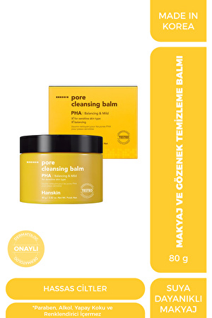 Pore Cleansing Balm Pha-hassas Ve Toleranssız Ciltler/gözenek Ve Makyaj Temizleme Balmı [80g