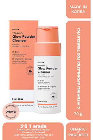 Vitamin C Glow Powder Cleanser–c Vitaminli Aydınlatıcı Temizleme Tozu(papaya Içerir)[70 G]