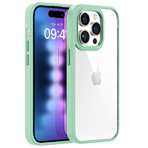 Buff iPhone 15 Pro Max New Air Bumper Kılıf Açık Yeşil