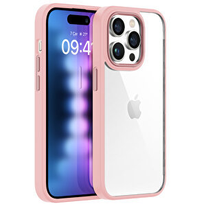 Buff iPhone 15 Pro Max New Air Bumper Kılıf Pembe