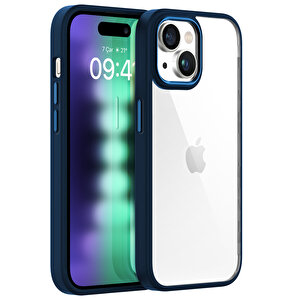 Buff iPhone 15 Plus New Air Bumper Kılıf Mavi