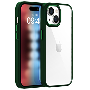 Buff iPhone 15 New Air Bumper Kılıf Yeşil