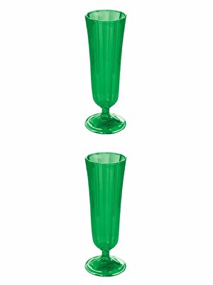 Yeşil Flüt Şampanya Bardağı 130cc 2'li 04FIA001715