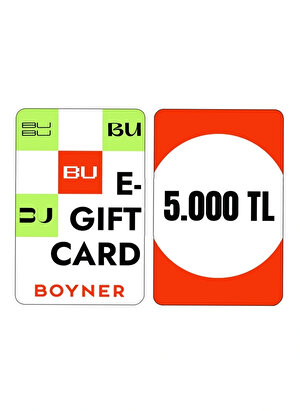 Boyner Digital Hediye Kartı 5000 TL