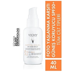 Vichy Capital Soleil UV-Age Daily SPF50+  Güneş Kremi 50ml