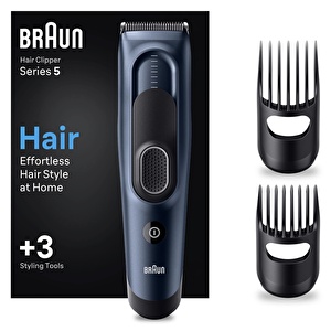 Braun Series 5 HC5350, Erkekler İçin 17 Uzunluk Ayarına Sahip Saç Kesme Makinesi 