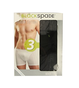 Blackspade Siyah Erkek Boxer 9673 Tender Cotton