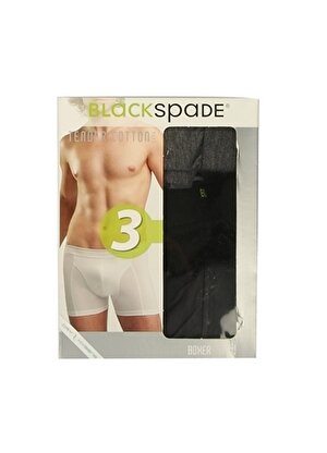 Blackspade Siyah Erkek Boxer 9673 Tender Cotton