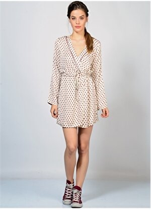 Goldie Krem Kadın Elbise 1-950-4-1