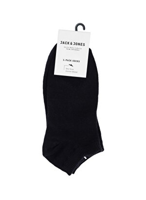 Jack & Jones 12066296 Jjdongo Short Sock Noos    Siyah Erkek Çorap
