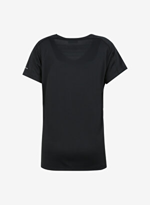 Columbia V Yaka Çizgili Siyah Kadın T-Shirt AL6914-010