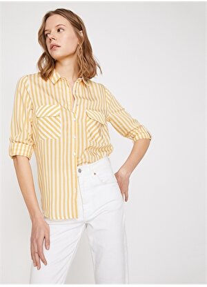 Koton Sarı Kadın Gömlek