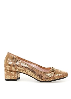 Pierre Cardin Altın Kadın Topuklu Ayakkabı 54076