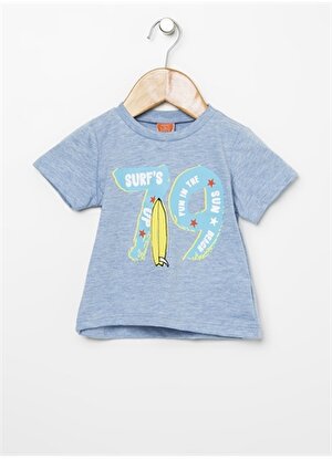 Koton Mavi Erkek Çocuk T-Shirt 9YMB18730ZK      