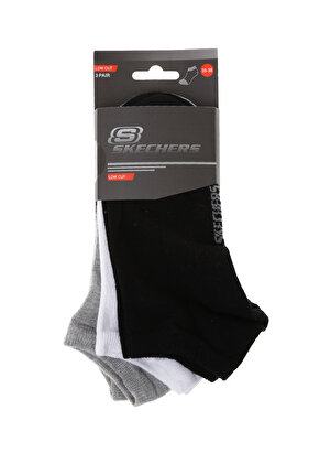 Skechers Çok Renkli Unisex 3lü Çorap U SKX NoPad Low Cut Socks 3 Pack  