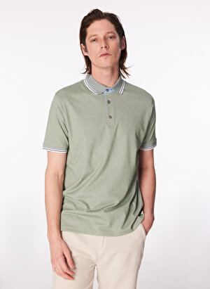 Fabrika Comfort Yeşil Erkek Polo Yaka Regular Fit Polo T-Shirt CM DS 01 02