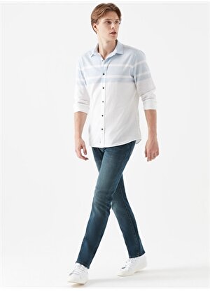 Mavi Regular Straight  Erkek Denim Pantolon 0020231266 HUNTER Dark Mavi Premium Comfort