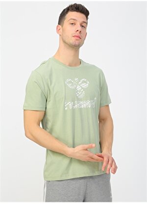 Hummel LOU Açık Yeşil Erkek T-Shirt 911001-6464