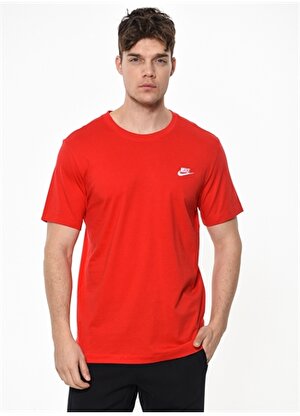 Nike Sportswear Club Kırmızı Erkek T-Shirt