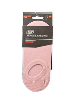 Skechers Çok Renkli Kadın 3lü Çorap S192225-980 Socks 3 Pack  