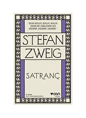Can Yayınları - Satranç - Stefan Zweig