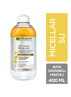 Garnier Çift Fazlı Micellar Kusursuz Makyaj Temizleme Suyu 400 ml