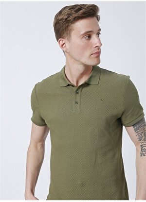 Fabrika Wagner Basic Armürlü Yeşil Erkek Polo T-Shirt