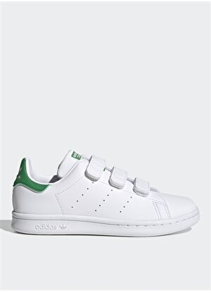 adidas Beyaz - Yeşil Erkek Çocuk Yürüyüş Ayakkabısı FX7534 STAN SMITH CF C 
