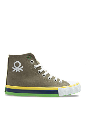 Benetton Haki Kadın Sneaker BN-30189 