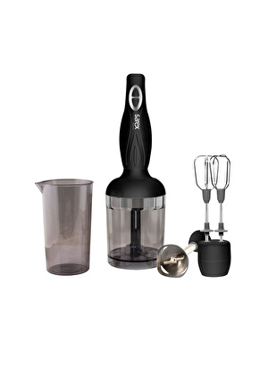 Sarex SR2110 Elite Siyah Mix Blender Set