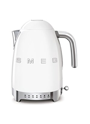 SMEG 50'S Style Retro KLF04WHEU Beyaz Isı Ayarlı Kettle
