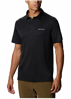 Columbia Düz Siyah Erkek Polo T-Shirt AO3006 SUN RIDGE POLO II