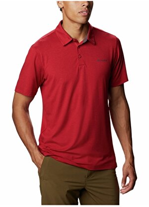Columbia Kırmızı Erkek Polo T-Shirt AO2933 TECH TRAIL POLO  