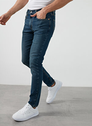 Levis 512™ Mavi Erkek Orta Bel Dar Taşlamalı Denim Pantolon  SLIM TAPER KIVRY COVE LOCAL