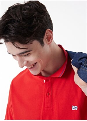 Lee Kırmızı Erkek Polo T-Shirt L61ARLQM_Polo T-shirt