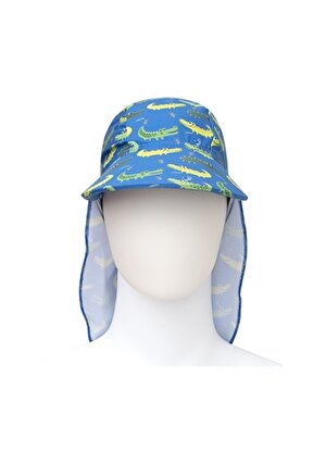Slipstop Çok Renkli Kız Çocuk Şapka SK21120014 Alligator Güneş Şapkası