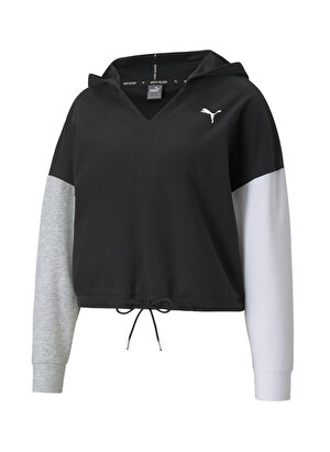 Puma 58948601 Modern Sports Hoodie Kapüşonlu Regular Fit Siyah Kadın Sweatshırt