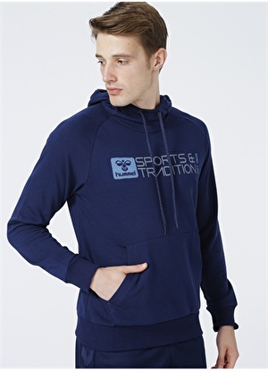 Hummel FLUME HOODIE Mavi Erkek Sweatshirt 920897-7459