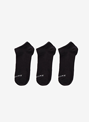 Skechers Siyah Unisex 3lü Çorap S212300-001 U 3 Pack No Show Socks  