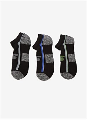 Skechers Siyah Erkek 3lü Çorap S212331-001 3 Pack Low Cut  Socks  