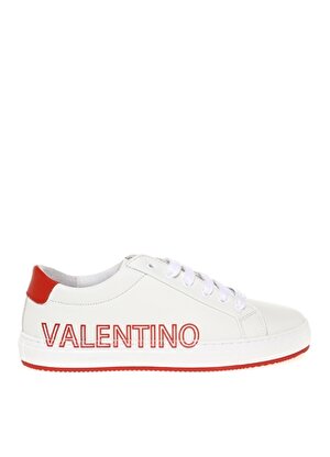 Valentino Beyaz - Kırmızı Erkek Deri Sneaker 92190736-010 