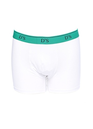 Ds Damat Lacivert - Beyaz Erkek Boxer DS Damat Comfort 2 li Boxer Pırlant