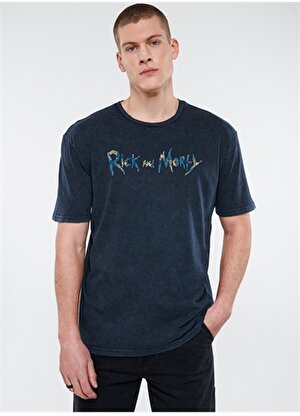Mavi O Yaka  Standart Kalıp Düz Antrasit Erkek T-Shirt  -  M067110-34314