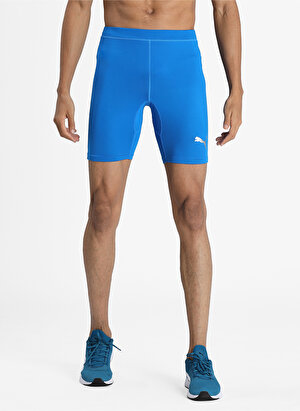 Puma 65592402 Liga Baselayer Short Tight Lastikli Normal Kalıp Düz Mavi Erkek Tayt